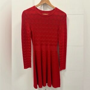 Eliza J Red Sweater Dress